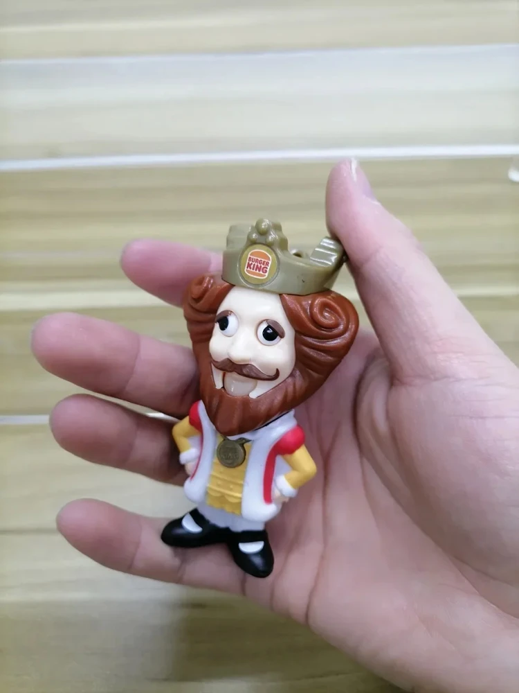 ของแท้Kingsesตุ๊กตาBurgerskingesปากMovable Play Houseเด็กผู้หญิงของขวัญขนาดเล็กFigurineของเล่น