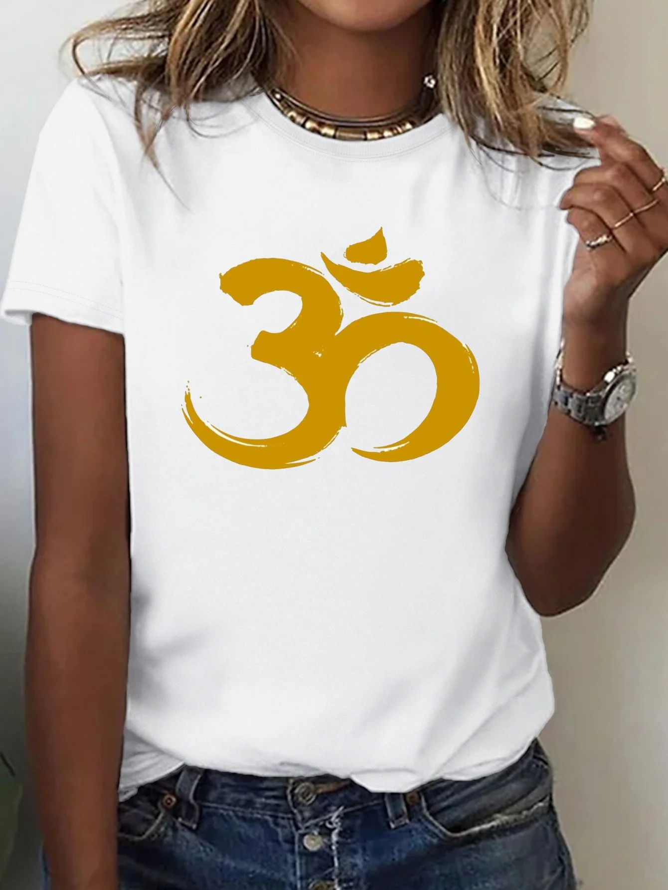 OM Breathe3 pure cotton women's T-shirt