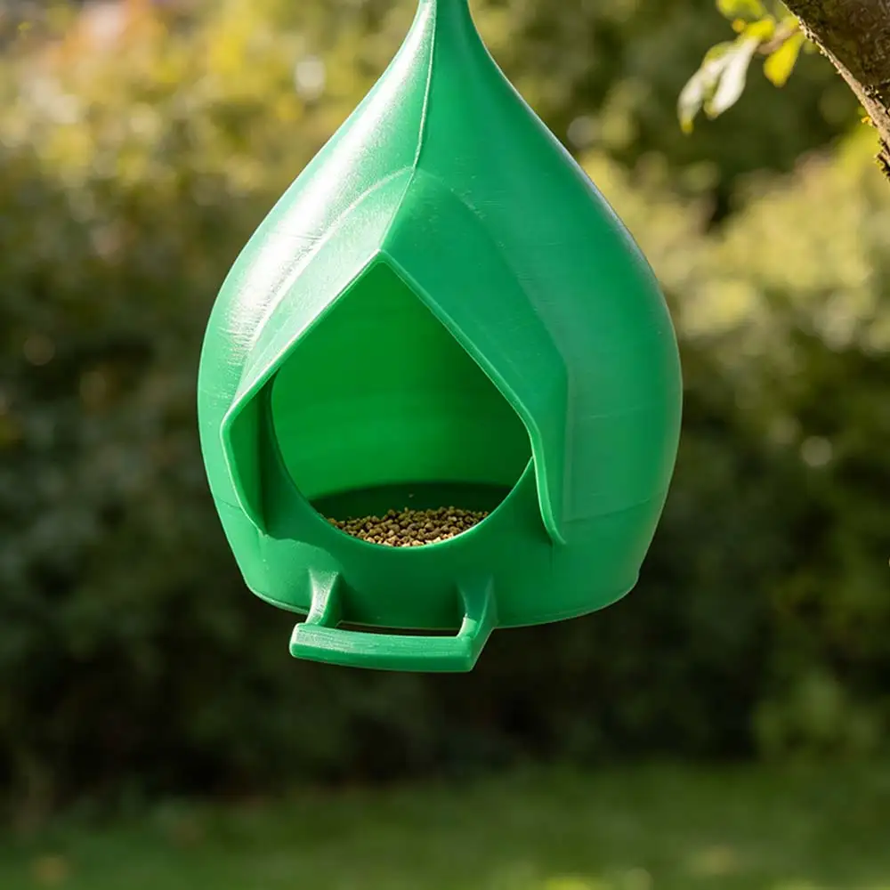 Creative Waterproof Hanging Bird Feeder Rainproof with Stand Bird Feeding Dispenser Large Capacity Hummingbird Feeder Outdoor