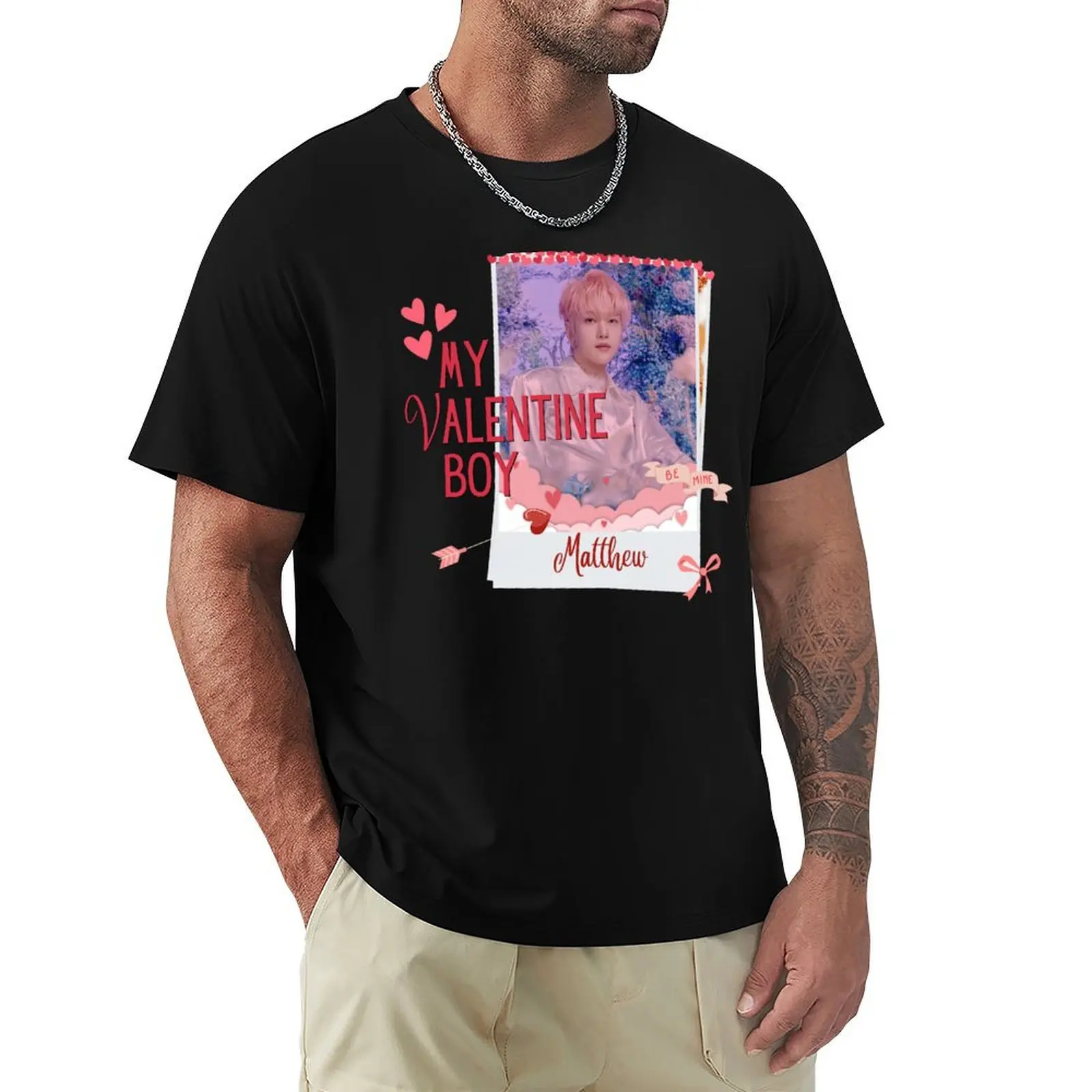 

Matthew My Valentine Boy ZEROBASE T-Shirt anime sublime t shirts for men cotton