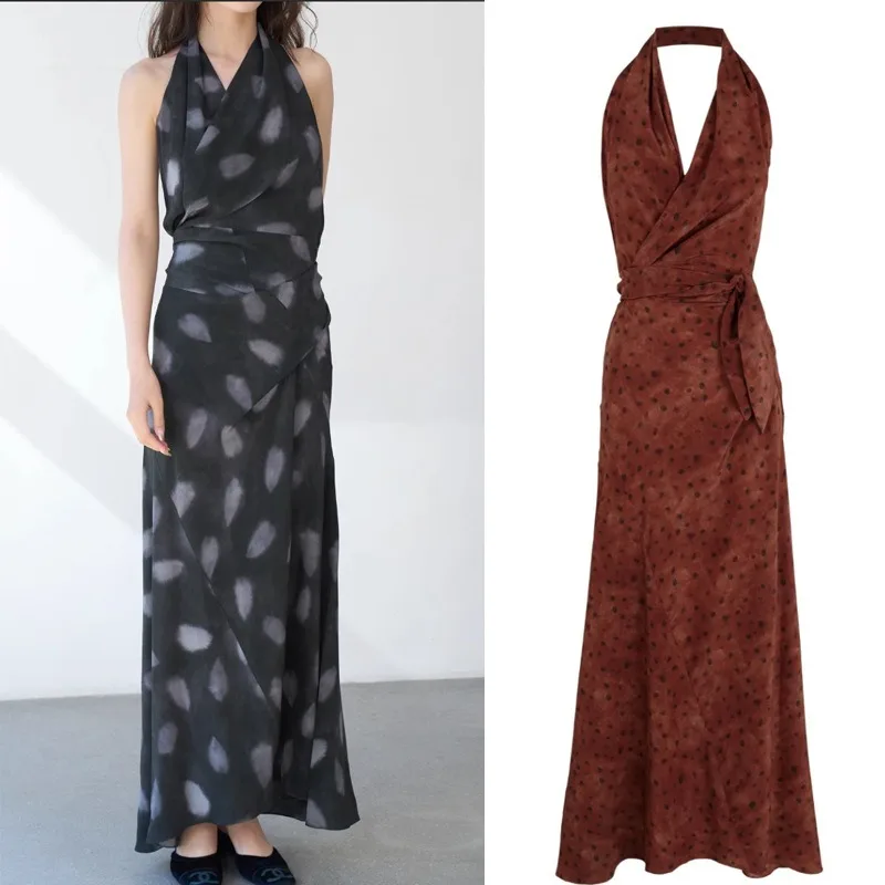 

Women Muse Sexy Long Dress Sleeveless Elegant Dress