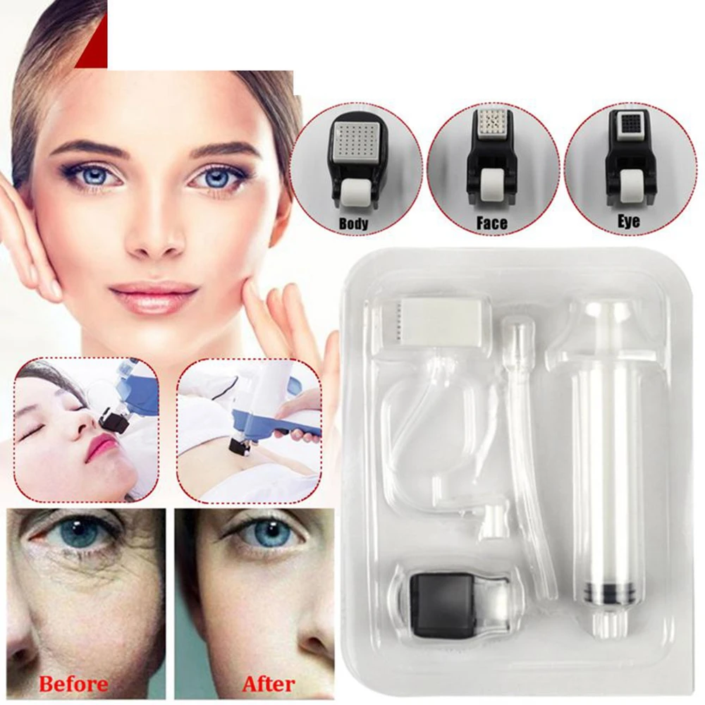 10 PCS Disposable Needleless Injection Syringe Tube Sets Face Eye Body For Vanadium Titanium Crystal Injection Gun Mesogun