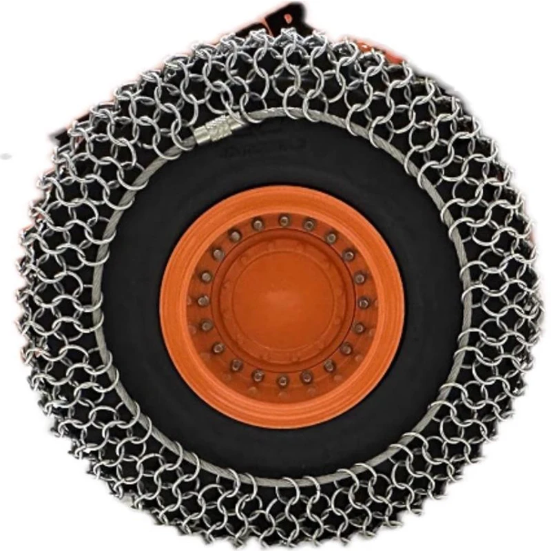 

JDM 198 Loader Snow Chains for 1/14 ZW370 RC Hydraulic Loader Tire Metal Anti-skid Chain Wheel Loader RC Car Accessories