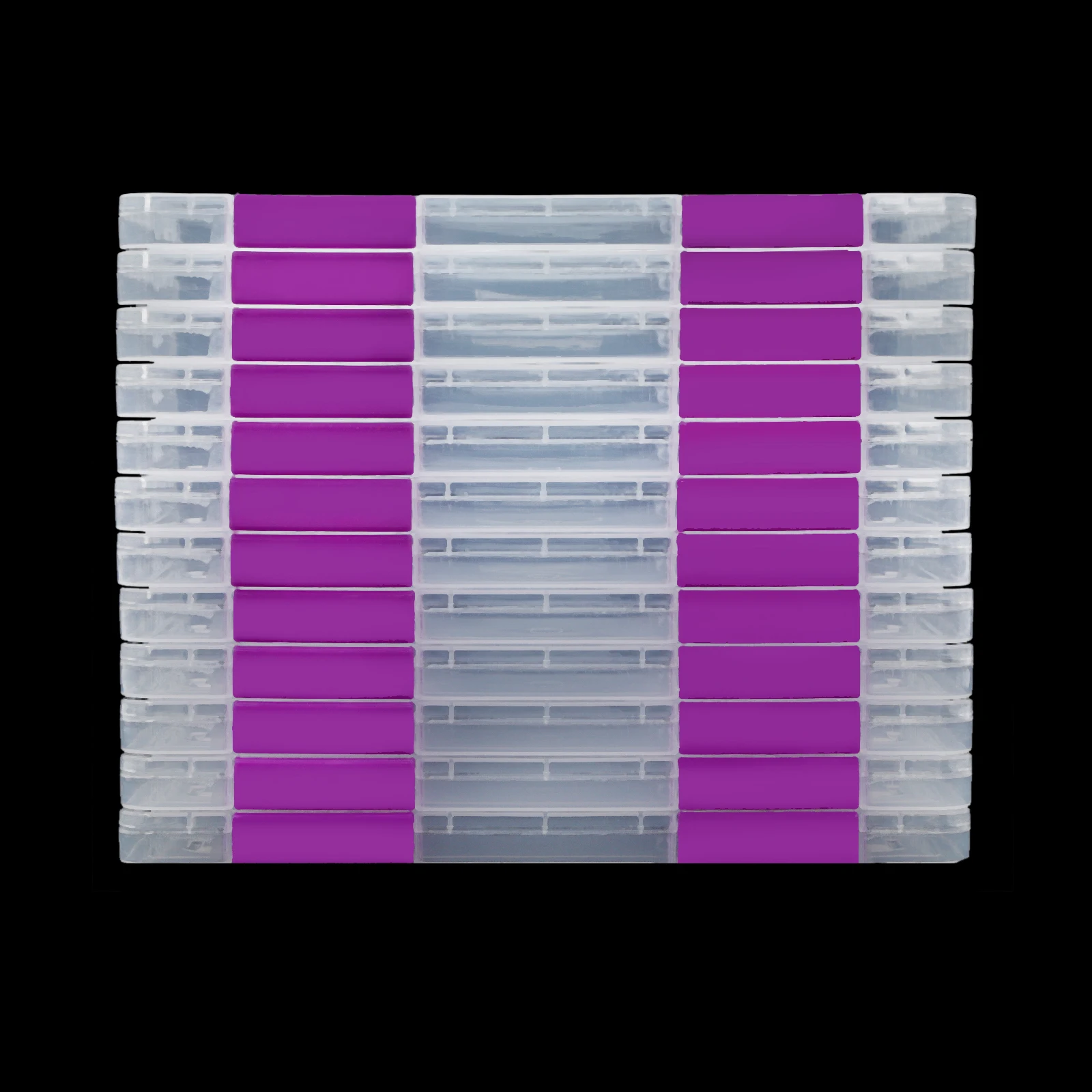 12PCS Plastic Document Storage Cases, Documents Magazines Holders, Clear File Boxes for Photos,Bills,Magazines,Books,Notebooks