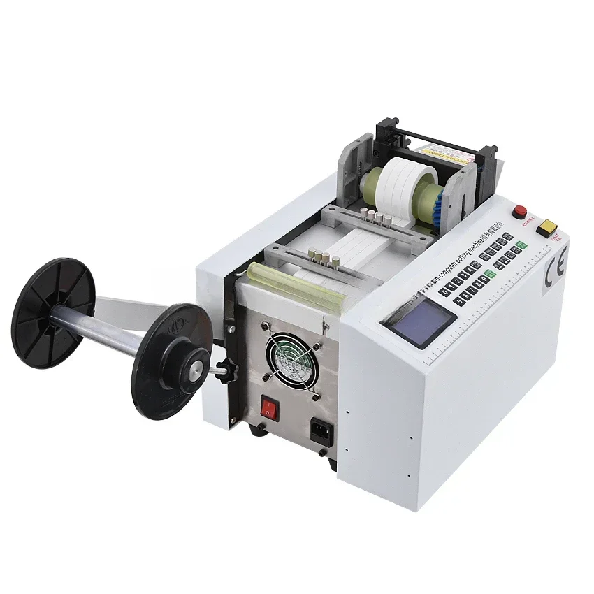 New Hot HZX-100 Microcomputer Automatic Pipe Cutting Machine Heat-shrinkable Tube PE Hose Cutting Machine 110V/220V 350W 0-100MM