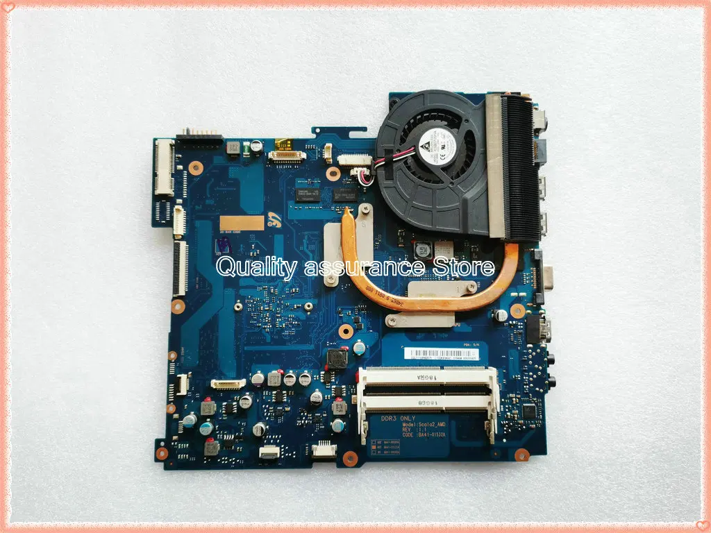 BA92-09430A BA92-09430B BA92-09429A BA41-01532A For Samsung NP-RV515 RV515 Laptop Motherboard + heatsink BA92-07849A