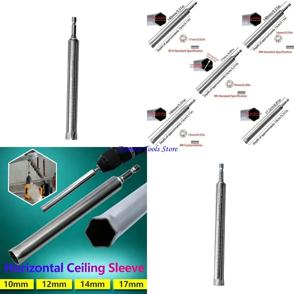 57BE MultiPurpose Ceiling Hollow Socket Driver Tool for Accurate Installation