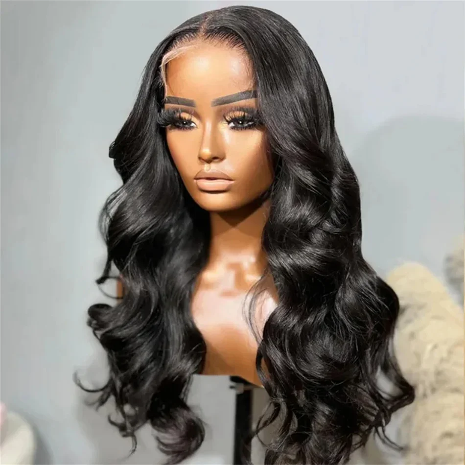 

30 Inch 13x4 Lace Front Wigs Human Hair Pre Plucked Body Wave HD Lace Front Wigs Human Hair 180% Density Frontal Glueless Wigs