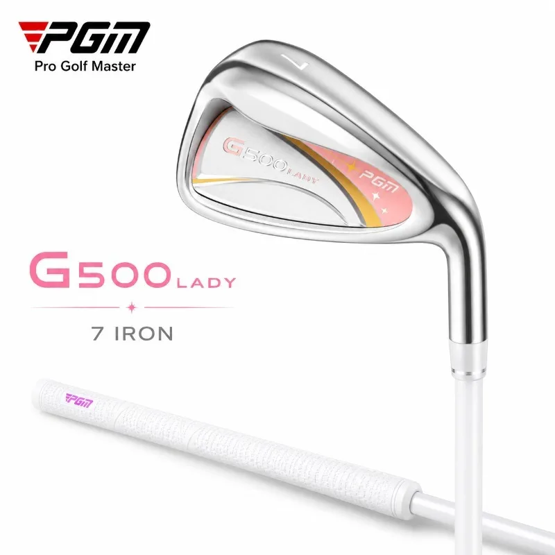 pgm-women-golf-clubs-g500-lady-7-iron-right-hand-carbon-shaft-stainless-steel-head-lightweight-practice-club-for-beginners