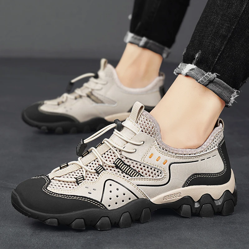 

Men's Outdoor Fashion Sneakers New Designers Hiking Shoes Breathable Walking Shoes