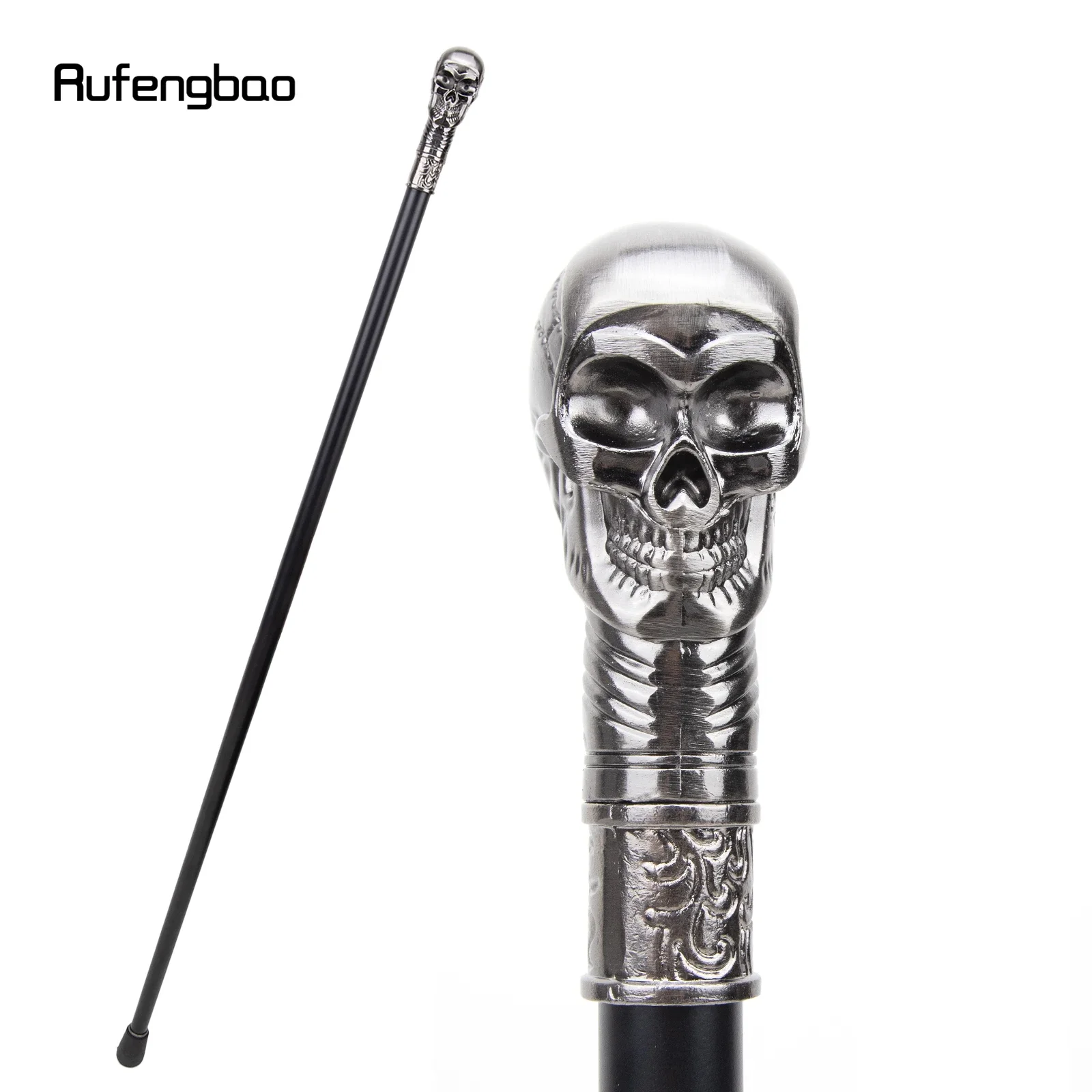 

Skull Head Steampunk Luxury Single Joint Fashion Walking Stick Decorative Cospaly Party Walking Cane Halloween Crosier 93cm