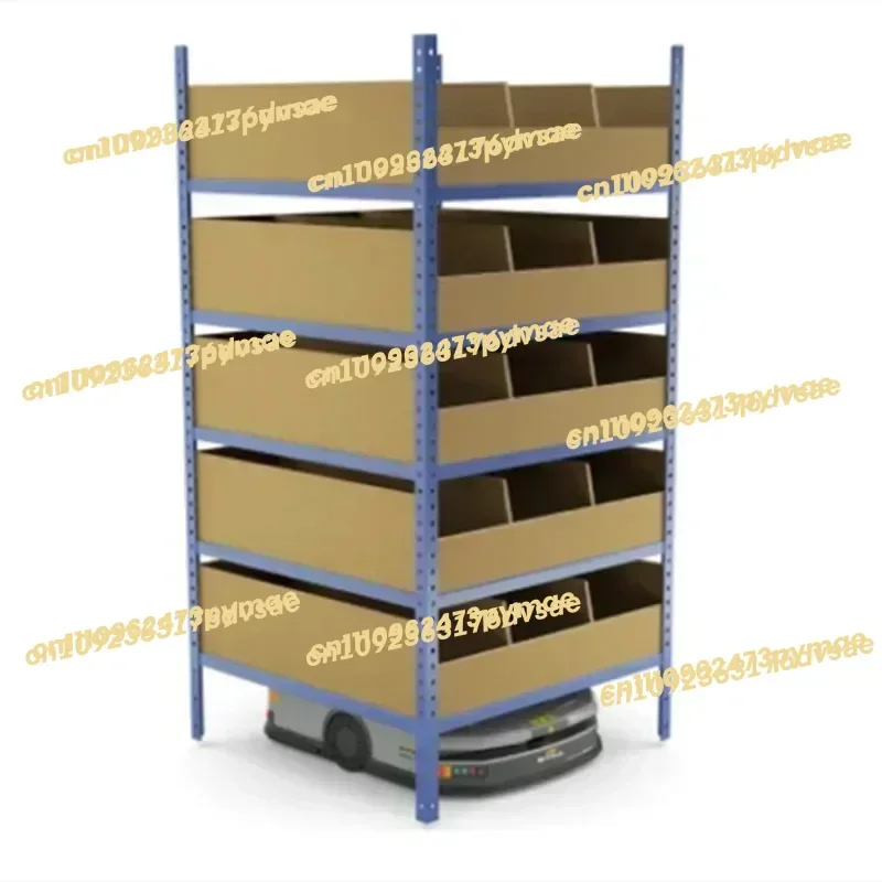 2025robotic warehousing material handling equipment agv robot with MAX 200kg LOAD AGV robot view 3