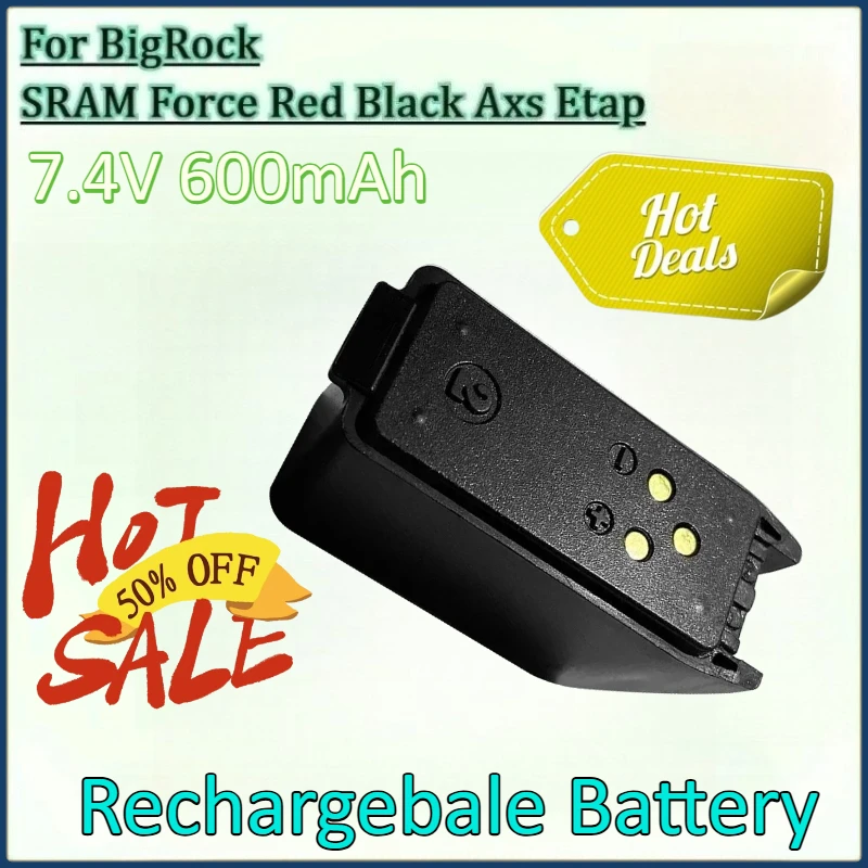 

New 7.4V 600mAh High Quality Conversion Battery for BigRock SRAM Force Red Black Axs Etap Replacement Wireless Battery
