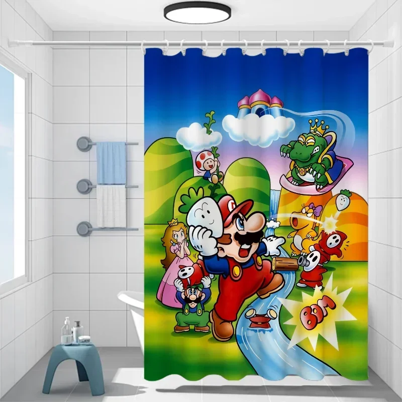 Shower Curtains for Bathroom Curtain Marioes Accessories Bath Bedrooms Waterproof the Home Fabric Shade Opaque Products Garde@0