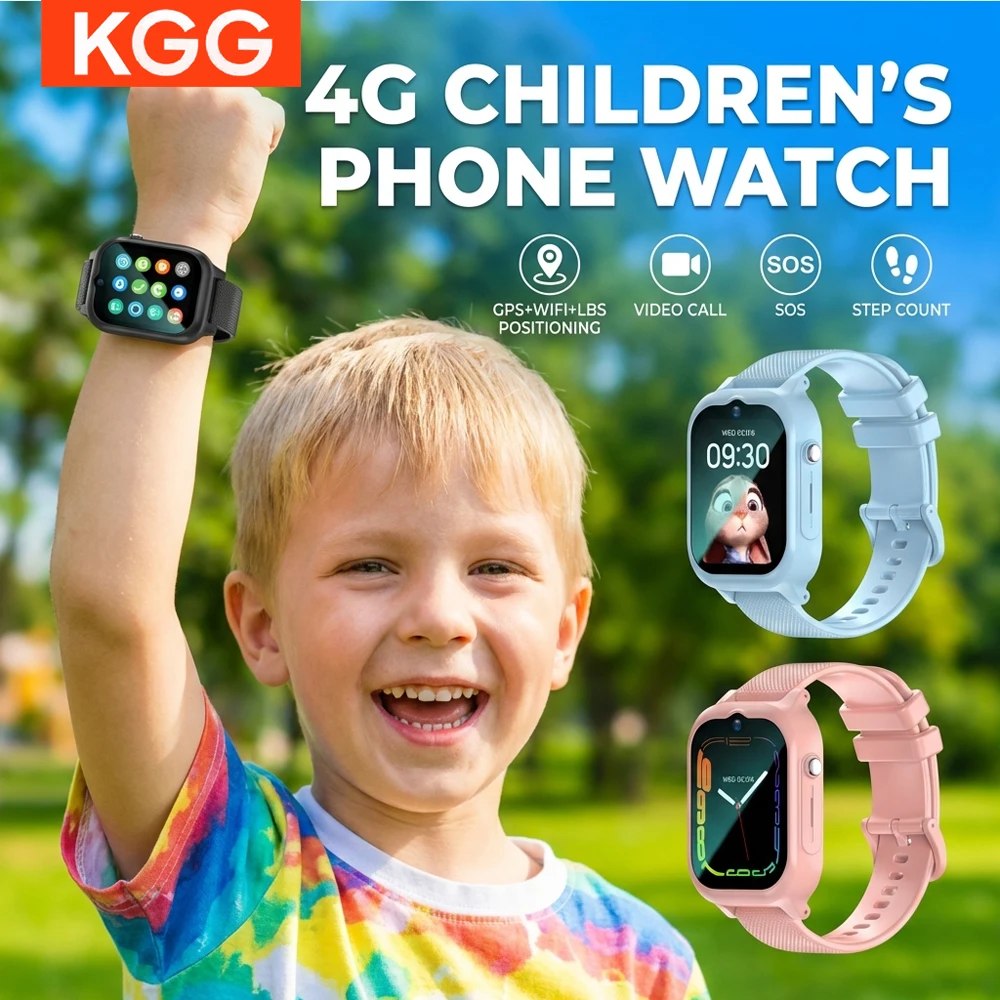 

Умные часы для детей 4G GPS WIFI с видеозвонками, SOS, камерой, голосовым монитором, трекером местоположения, телефоном, подарок для мальчиков и девочек