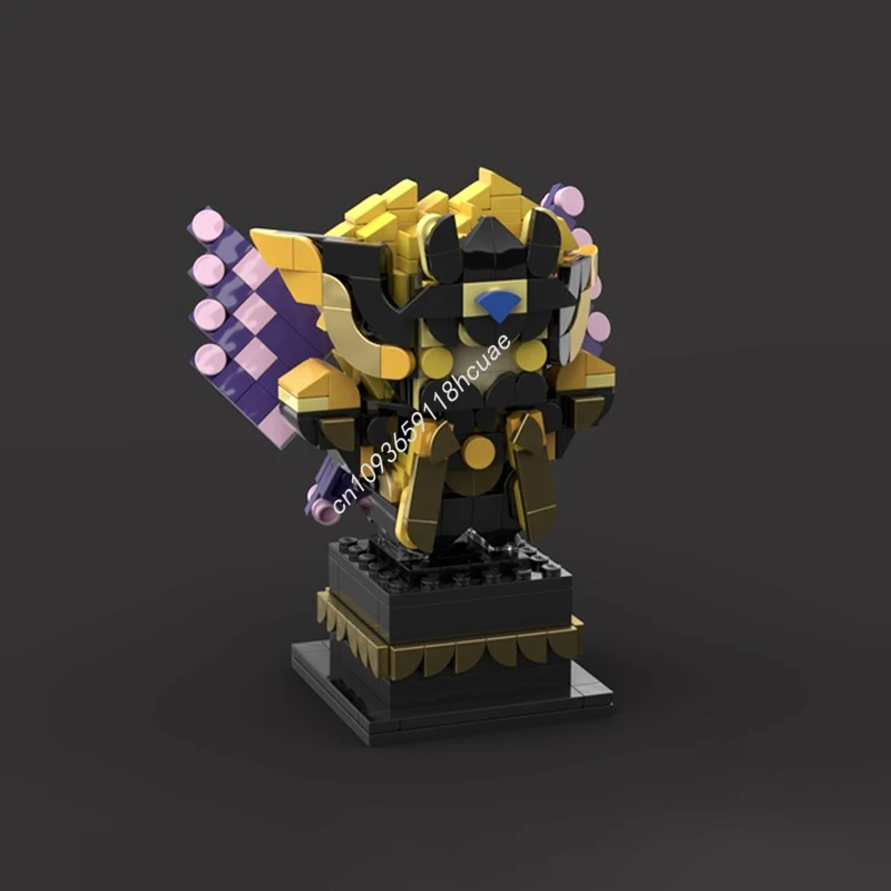 

473 шт. MOC Hypnos Seiyass Brickheadz строительные блоки Рождественский подарок лучшие идеи на день рождения DIY для взрослых коллекционеров креативные