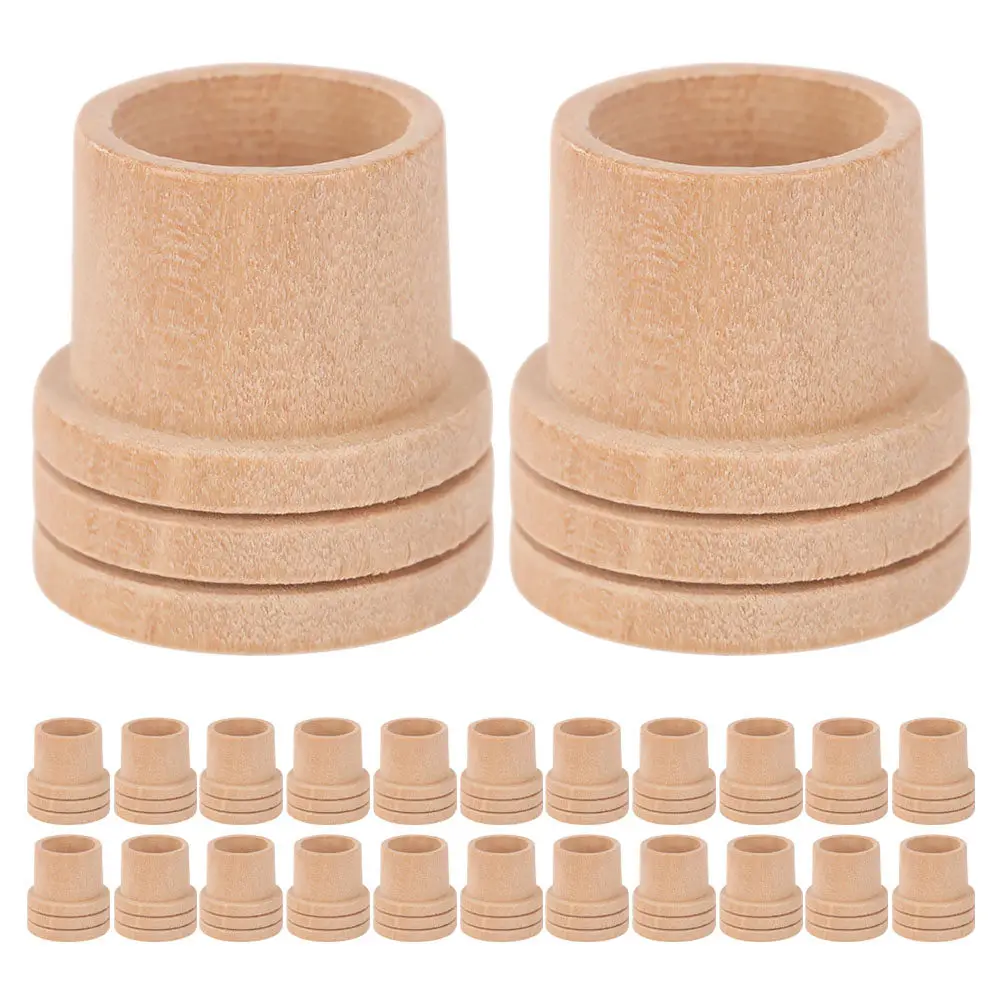 

50Pcs Wooden Moxa Stick Holder Stand for Burning and Extinguishing Moxibustion Sticks Secure Stable Mugwort Roll Base Moxa