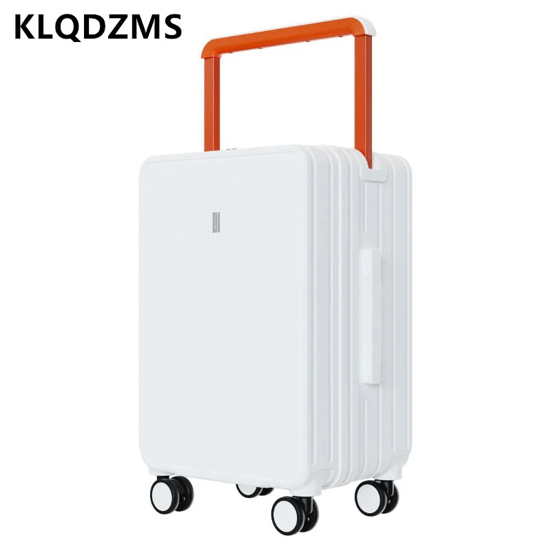 

KLQDZMS 20"22"24"26 Inch Sturdy and Durable Suitcase PC Boarding Case Men's Trolley Case Large Capacity Combination Case Luggage