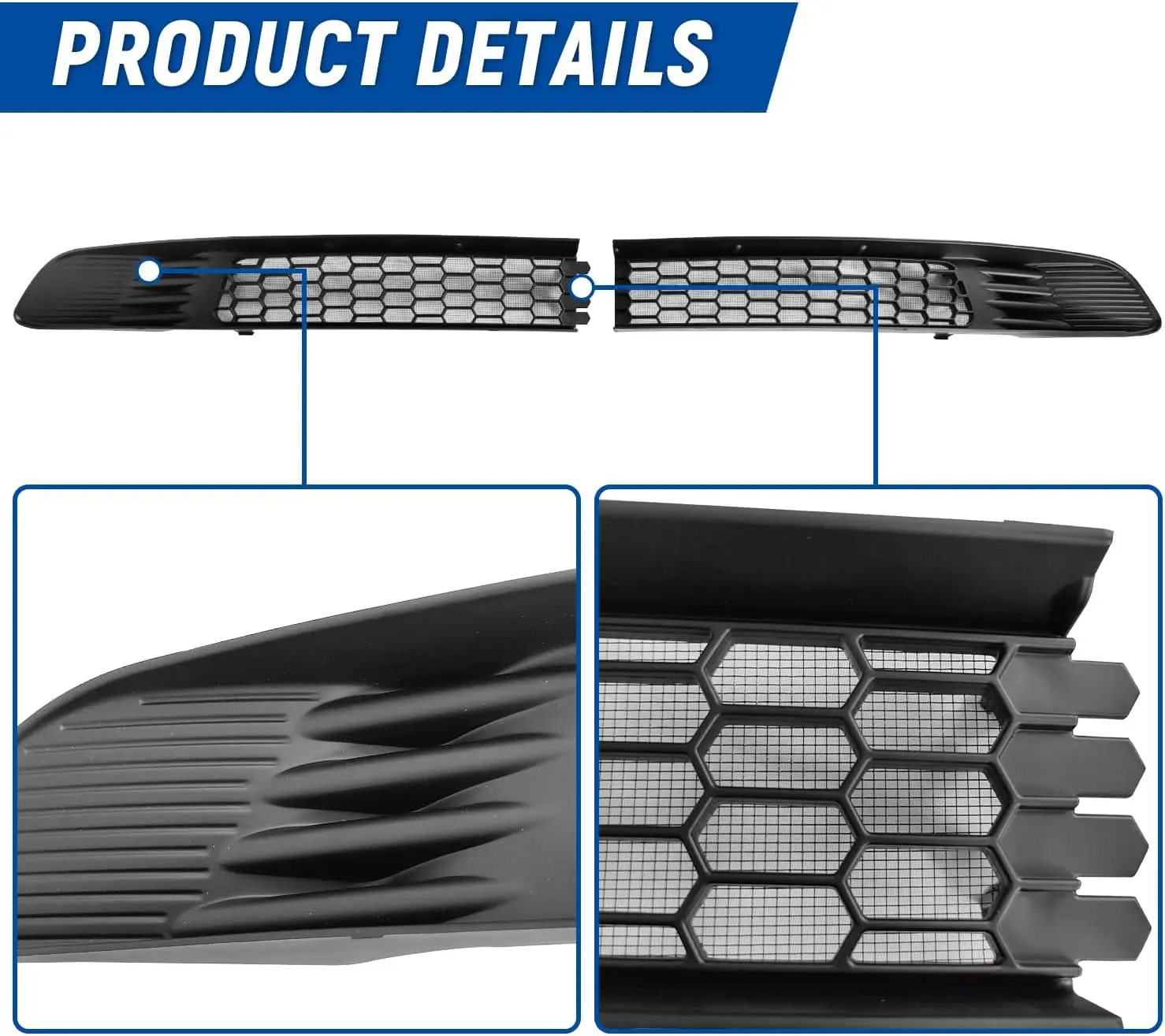 Front Grill Guard Grille Inserts Mesh for Tesla Model Y 2024-2021 Air Inlet Vent Cover Bumper Grid Filter Accessories image 5