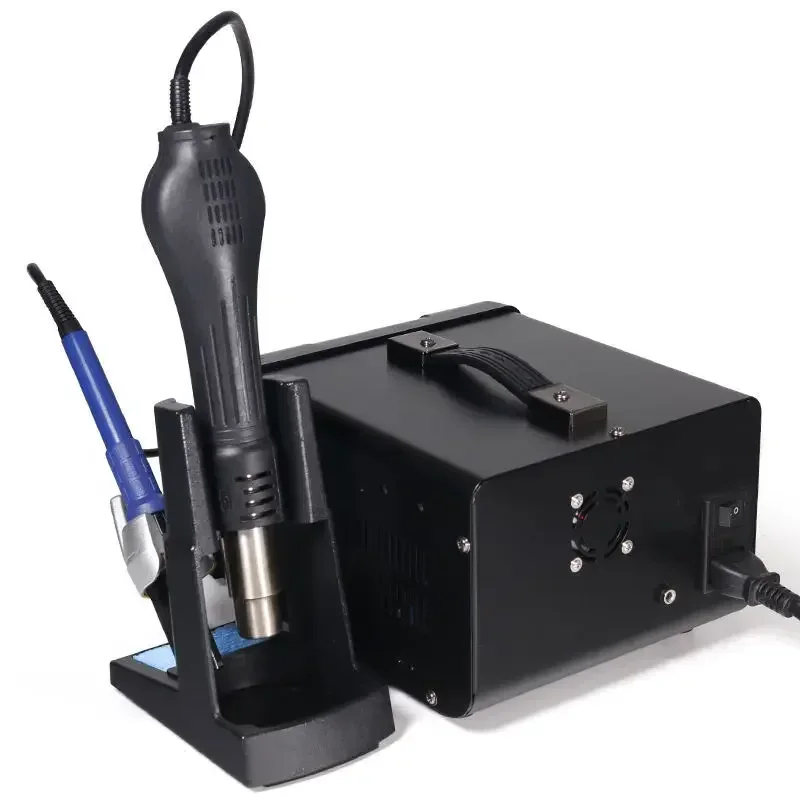 High Quality Welding Tools 3 In 1 220V YiHua 853D 5A SMD Rework Desoldering Hot Air Gun Soldering Iron Station view 3