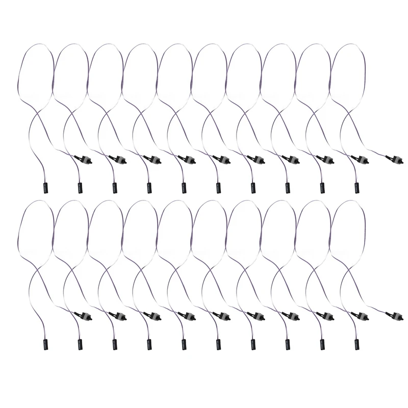 20 قطعة 50 سنتيمتر زر الطاقة الطويل كابل التبديل للكمبيوتر التبديل إعادة تعيين طاقة الكمبيوتر لحظة إعادة تعيين السيارات زر SW