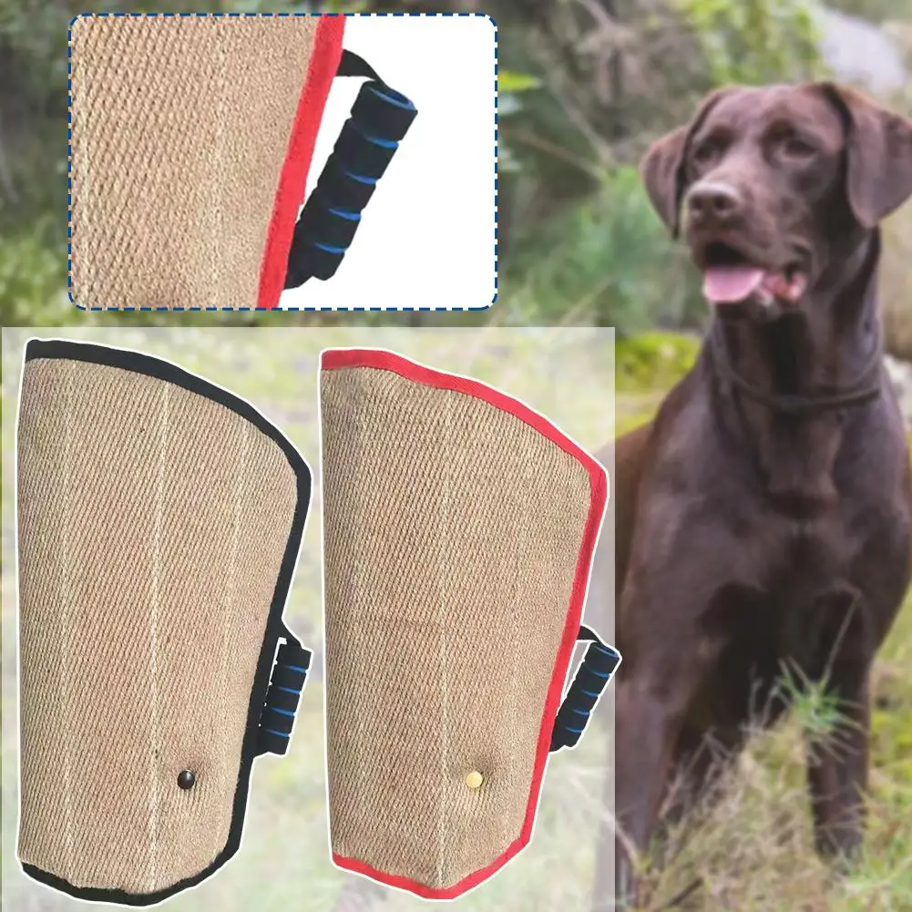 

Practical Stable Interactive Jute Training Thickened Young Bite Pet Handle Arm Dog Sleeve With Safe U9i5