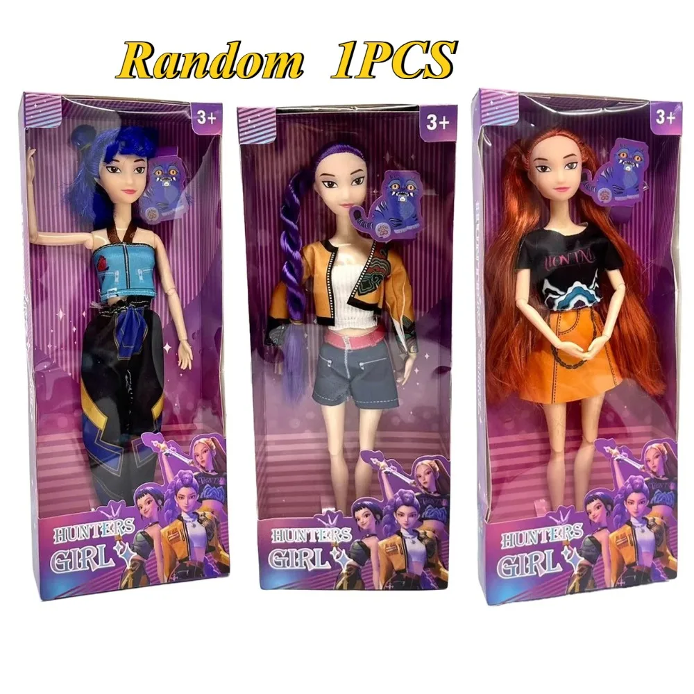 Nieuwe Kpop Demon Hunters Action Figure Pop DIY Plastic Speelgoed Rumi Mira Zoey Prinses Cadeau voor Meisjes Vakantie Speciaal
