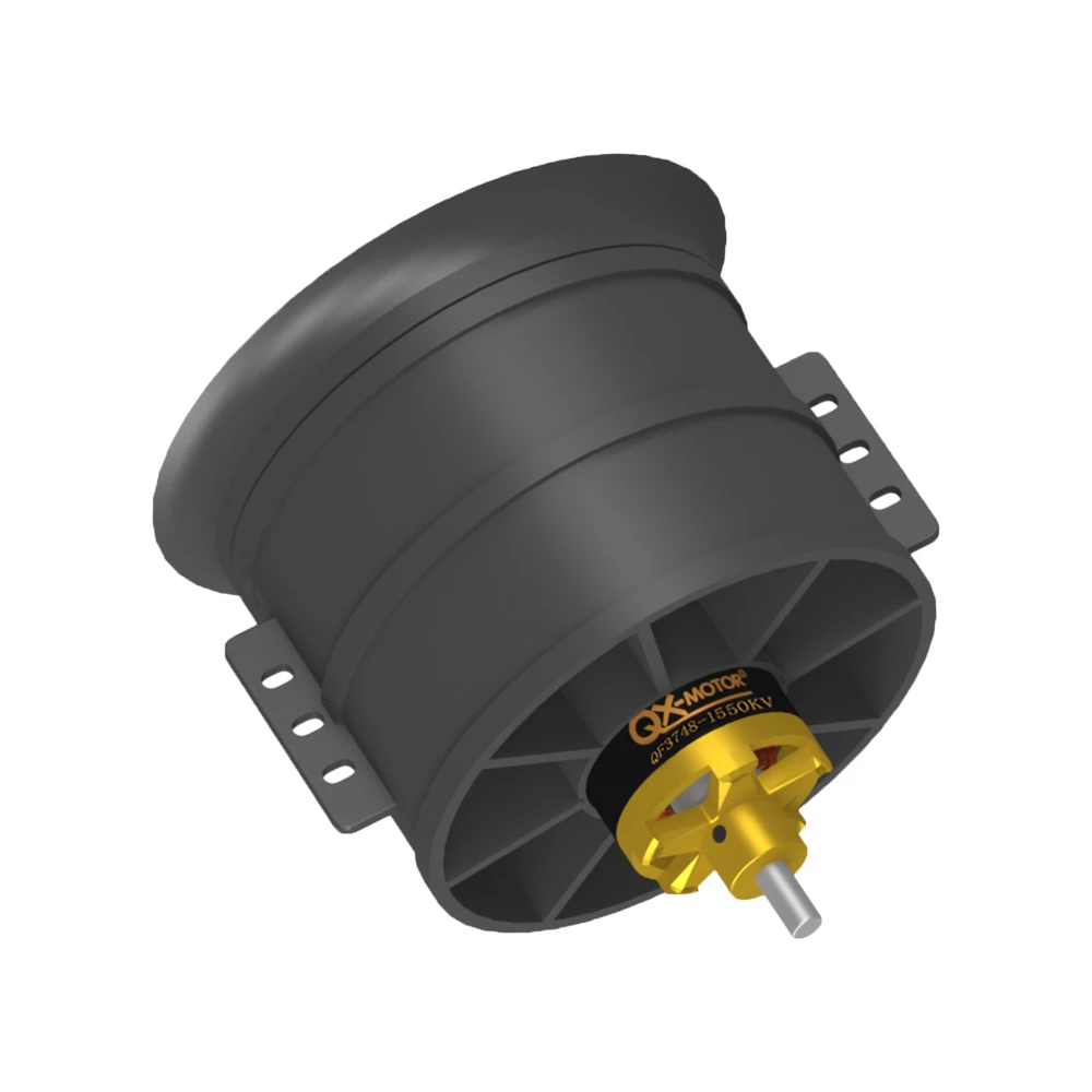 QX-MOTOR 90mm EDF 12 블레이드 덕트 팬 QF3748 QF3758 RC FPV 헬리콥터 쿼드콥터 다축 드론 부품용 브러시리스 모터