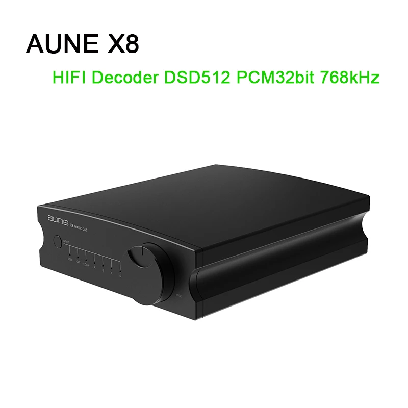 AUNE X8 HIFI DAC وحدة فك ترميز الصوت ES9038Q2M USB DAC Amp DSD512 محوري بصري PCM32bit 768 كيلو هرتز آيفون سوني شانلينغ أندرويد