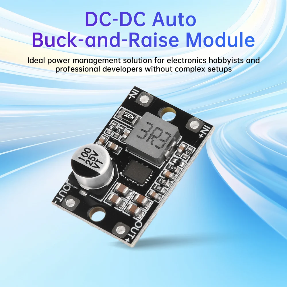 DC-DC Auto Lift Module 3-20V Input to 3.3V/5V/12V Li-ion Battery Power Management Module Max 3.5A 95% Conversion Efficiency