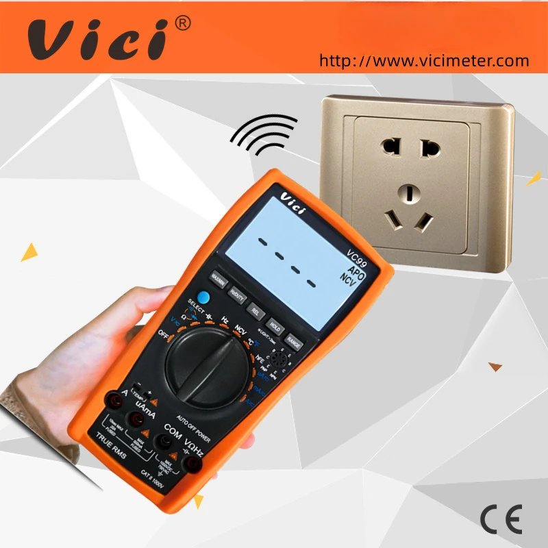 VICI VC99 3 6/7 Auto-range Digital Multimeter DC AC voltage current Resistance Capacitance Meter Tester Ammeter Voltmeter