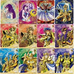 New KAYOU Saint Seiya Japanese Anime Card Athena Pope Poseidon SE BP QR UR Rare Collection Card Toy Boy Christmas Holiday Gift