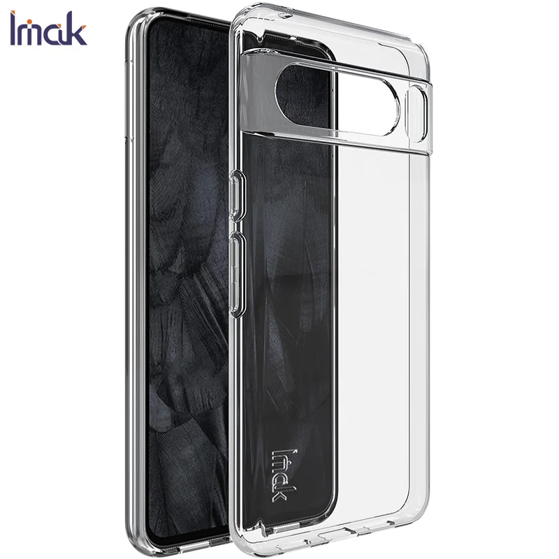 For Google Pixel 8 Pro Case IMAK Ultra Thin Soft Clear Back Cover Phone Cases Funda For Google Pixel 8 Pro Protector чехол