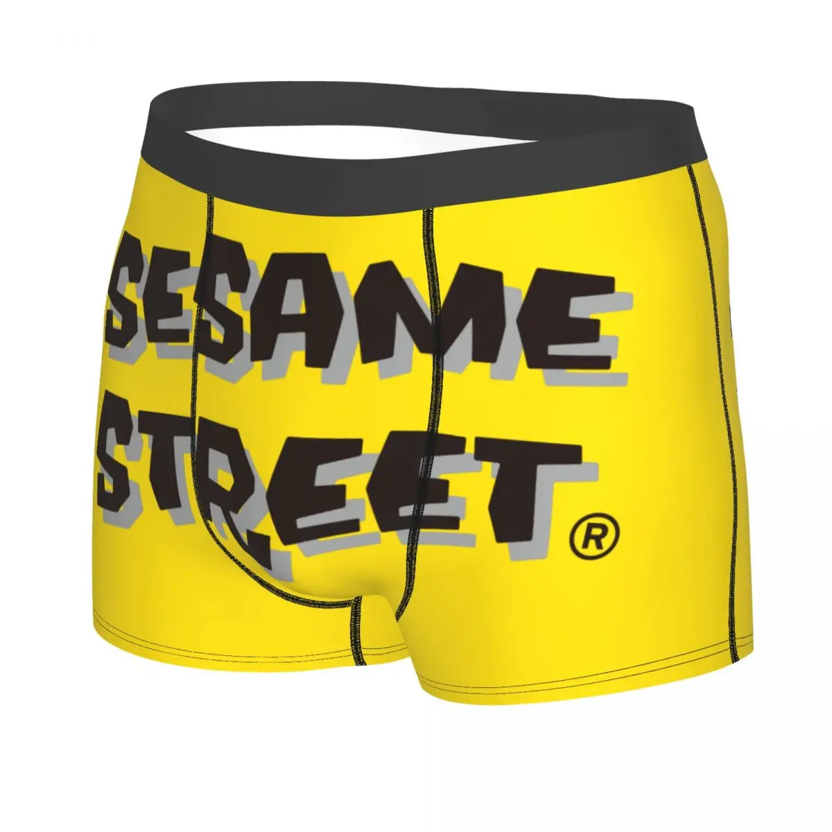 Sesame Streets Men Boxer Briefs Underpants Highly Breathable High Quality Birthday Gifts