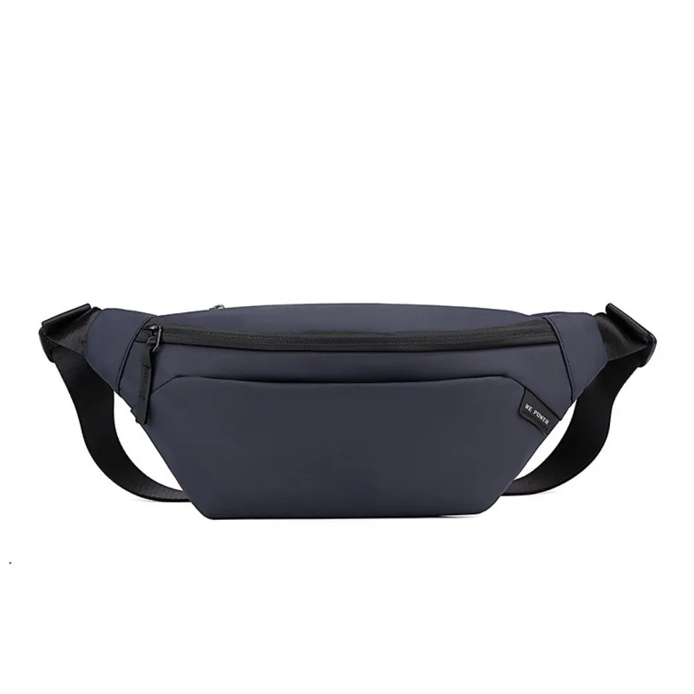 

Casual Waterproof Men Chest Bag Multi-Compartment Large Capacity Sports Waist Bag Nylon Wear-resistant Travel Fanny Pack Running
