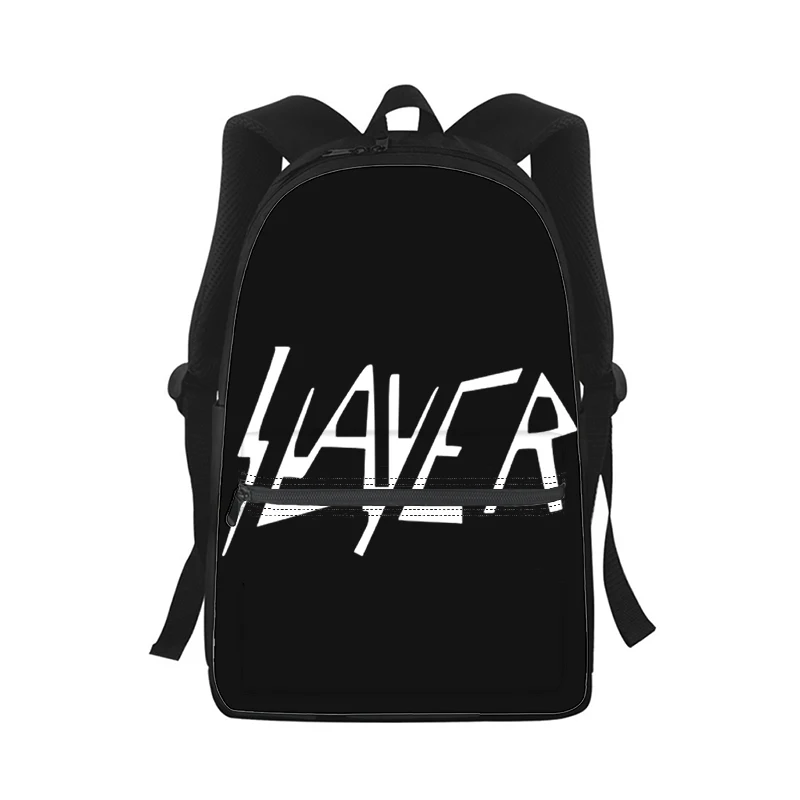 Slayer Thrash Metal Men Women Backpack 3D Print Fashion Student School Bag Laptop Backpack Kids Travel Shoulder Bag