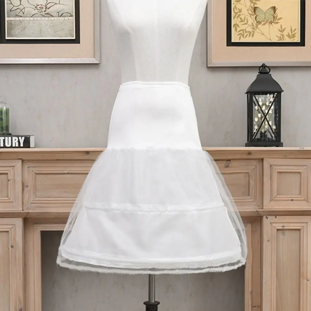 

Fashion Lolita Petticoat With Hoop Cosplay Underskirt Crinoline Adjustable Breathable Wedding Petticoats Ballet