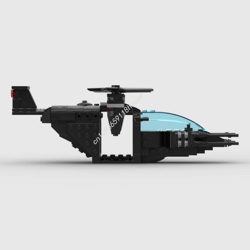 187ピース MOC ウルトラエージェント VTOL ヘリコプター/飛行機 組み立てブロック クリエイティブ クリスマス おもちゃ ギフト STEM STEAM 学習