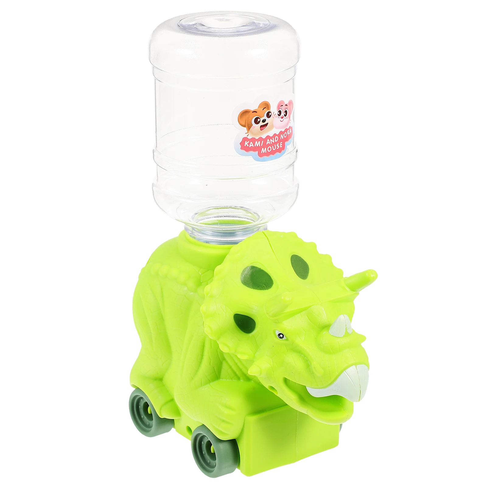 

1pc Mini Dinosaur Water Dispenser for Kids Bright Color Play Kitchen Toy Water Fountain Model Bedroom Appliance for Children