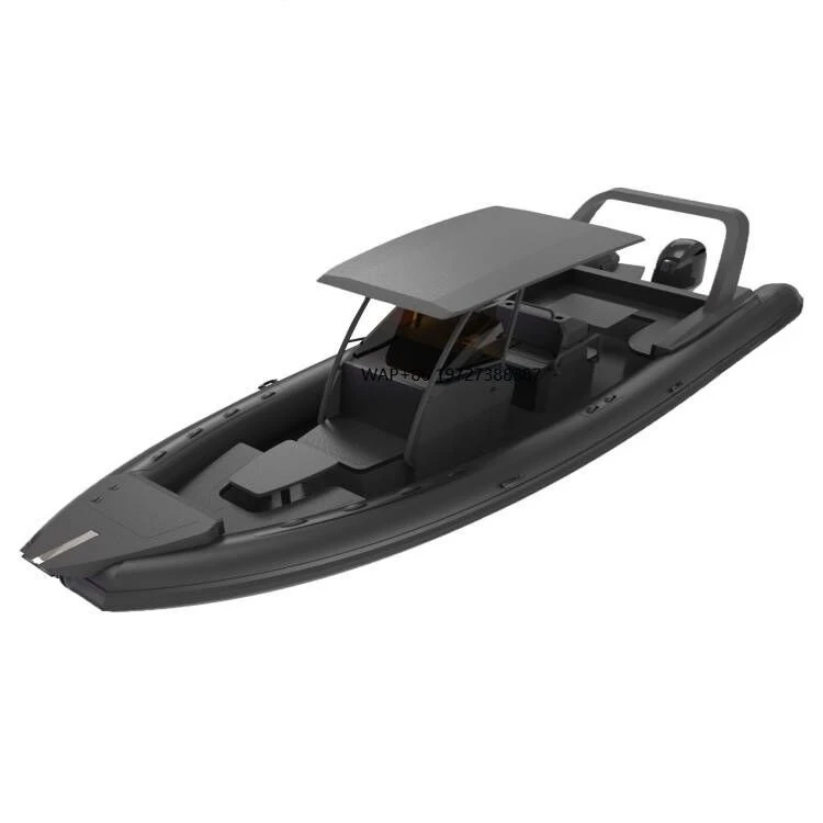 

Black Aluminum Hull 28ft RIB Orca/ Hypalon/PVC Inflatable Boats for Ocean