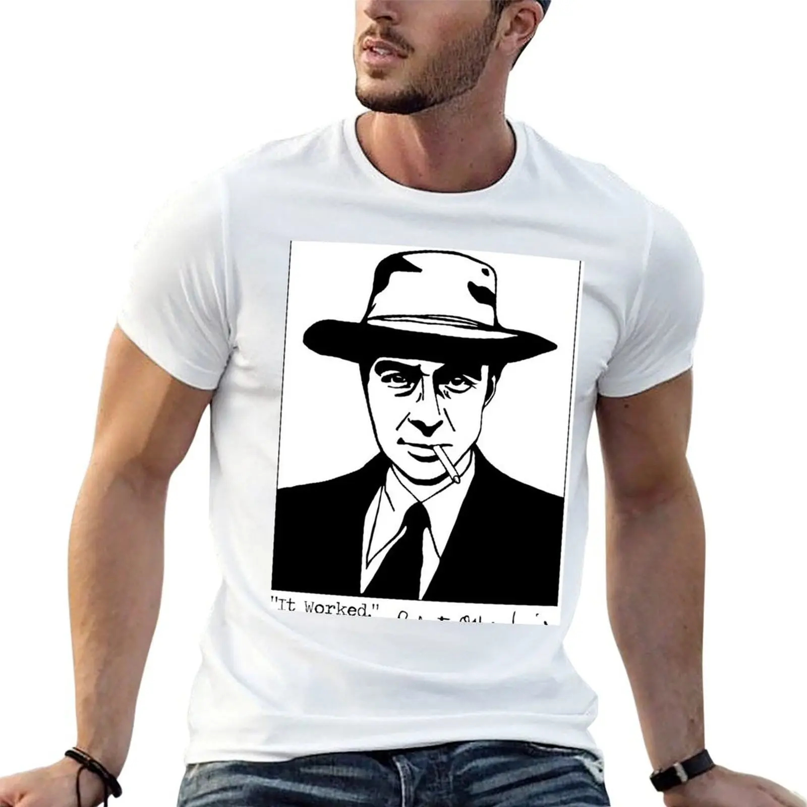 

shirts men for cotton T-Shirt dark Worked” shirts shirts Oppenheimer funny 100% Robert t - “It humor t g man t