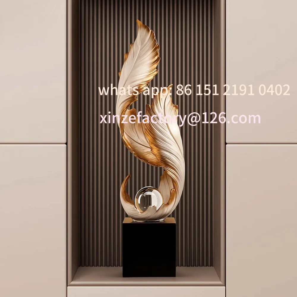 

Customizable Living Room Resin Figurine Abstract Decorative Ornament Modern Room Creative Sculpture Home Decoration Valentine's