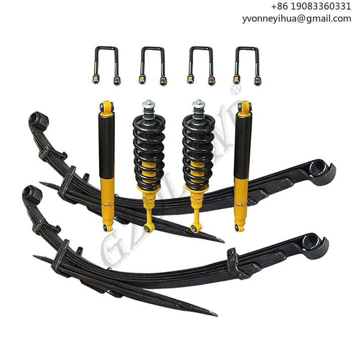 

U-Bolts Shock Absorbers Rear Dakar Leaf Spring Set Lift Kit For RANGER /DMAX / Hilux Vigo Revo