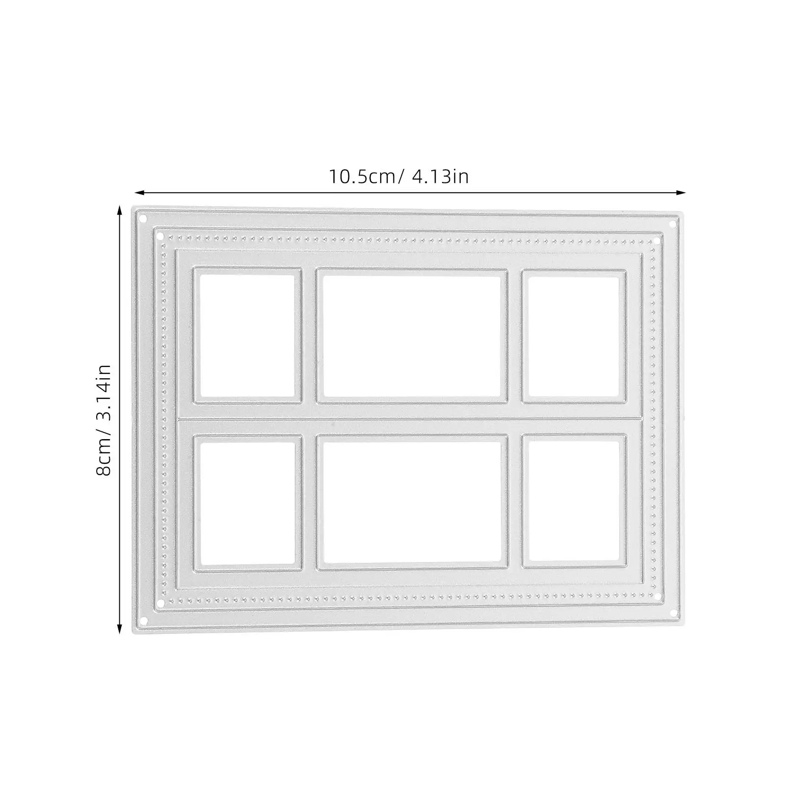 High Efficiency 3D Background Frame Metal Die for Scrapbooking Card Making DIY Albums Embossing Templates Paper Craft Steel