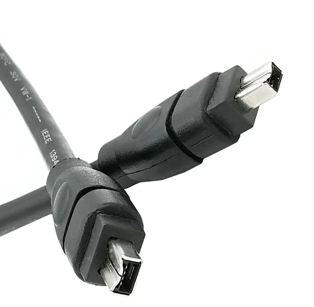 IEEE1394 Data Cable 1394 4P to 4P 4P-4P 4 Pin to 4Pin Industrial Camera Cable Firewire 400 Mbps 1.5m 3m 5m