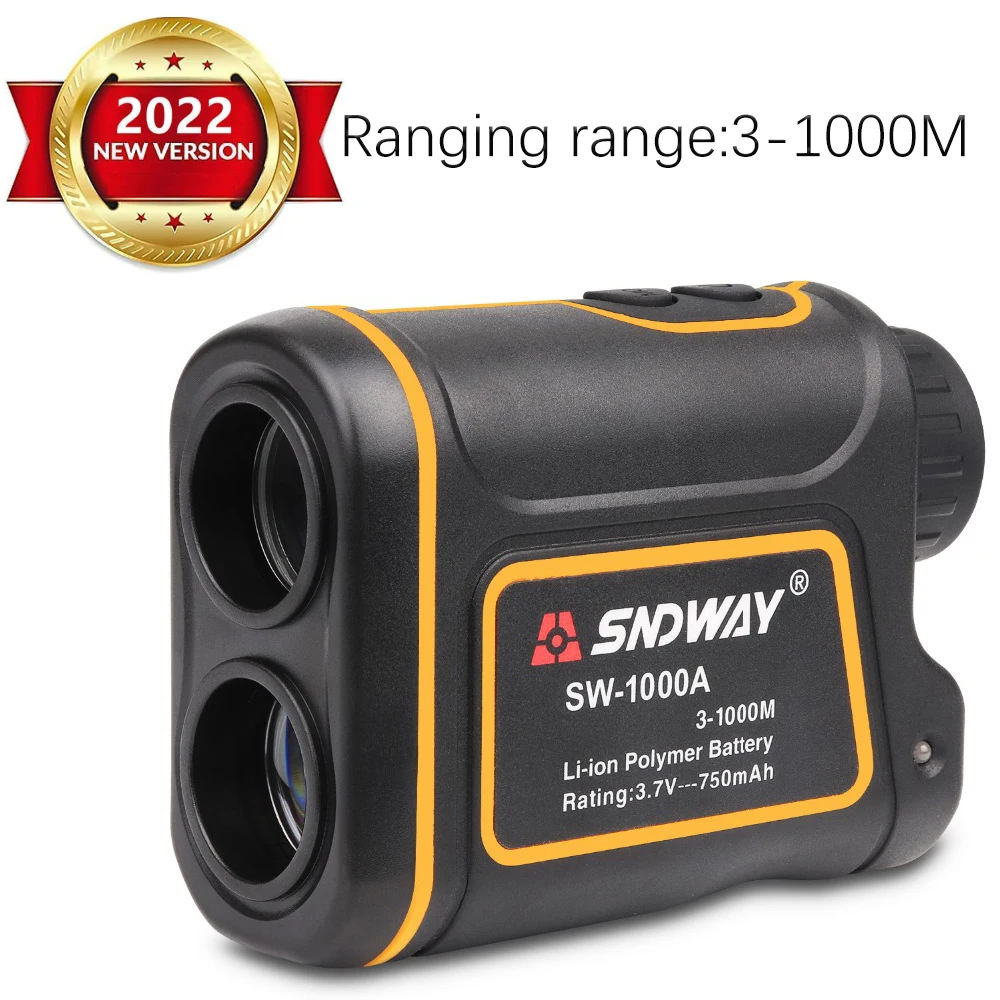 2023 SNDWAY SW-1000A مكتشف المدى لمسافات طويلة متعدد الوظائف سرعة الارتفاع ليزر Rangefinder مع زاوية