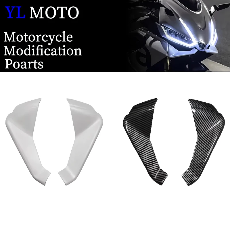 

NEW RS660 Motorcycle Front Lip Wing/Aerodynamic Winglet For RS660 (2020-2024)–Conical Fairing Wing Moto Aerodynamic Accessories