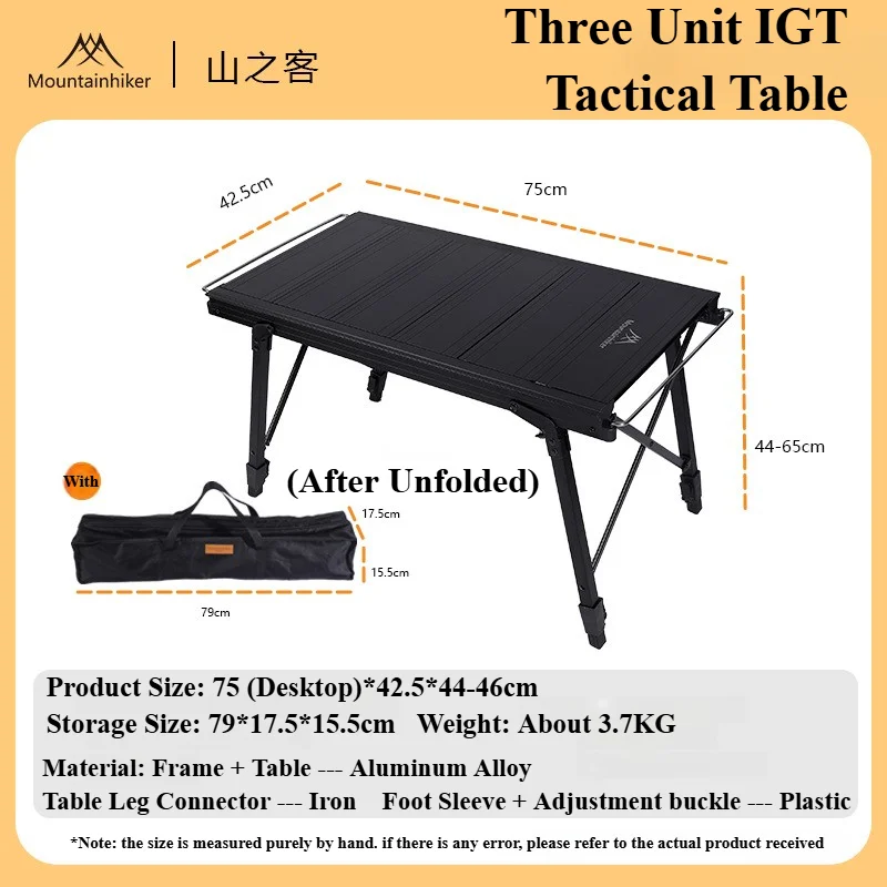 Mountainhiker 屋外キャンプ IGT テーブル 5 ユニットテーブル