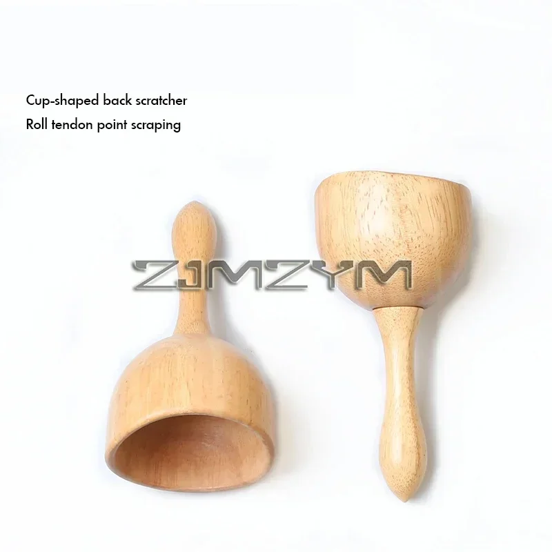 Wooden Therapy Cup With Roller,Fascia Roller For Body Shaping,Lymphatic Drainage Cellulite Remover,Muscle Relief Massage Tool