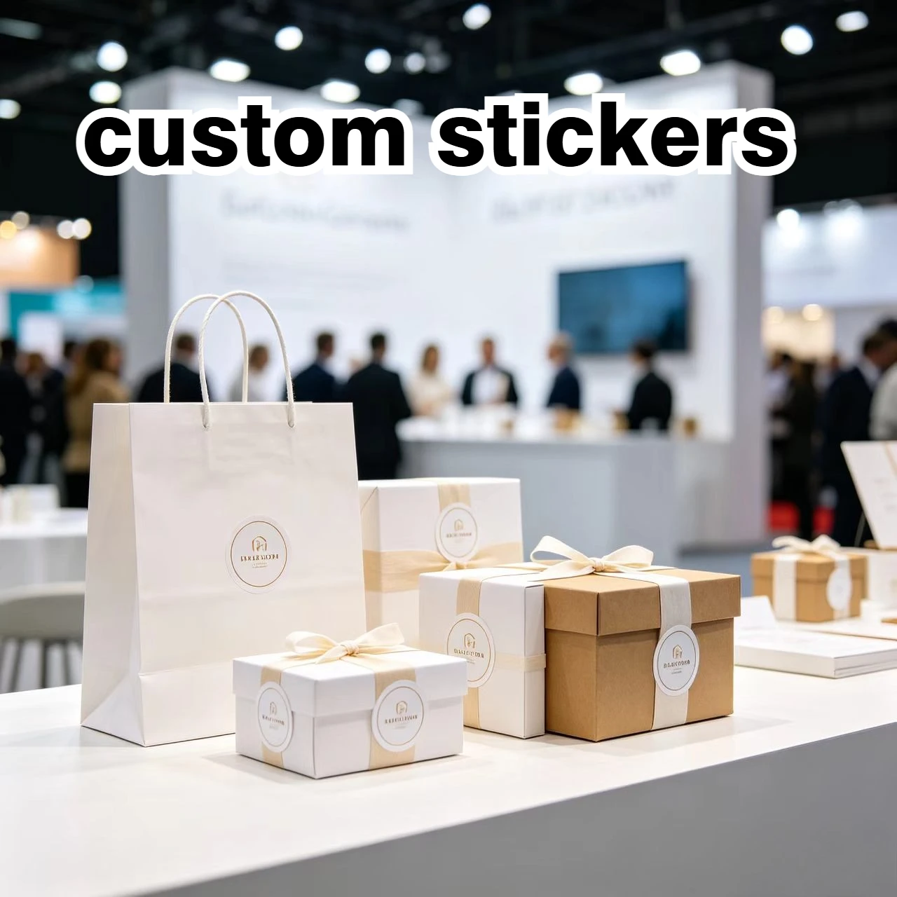 Bulk Custom Stickers, Personalized Brand Custom Sticker Labels for SME Business, Large Event Planning, Exhibition, Conference